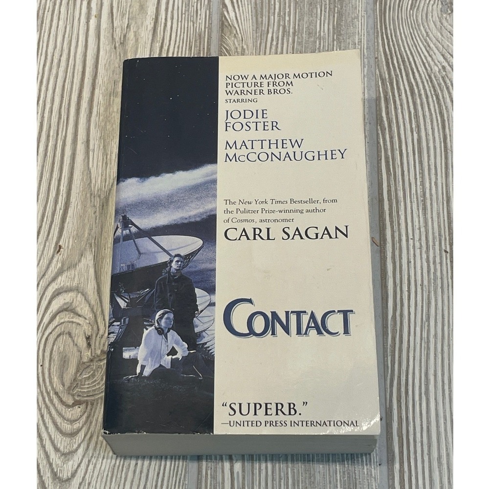 Contact Carl Sagan Paperback Movie Tie-In Edition ISBN 0671004107 Pocket Books